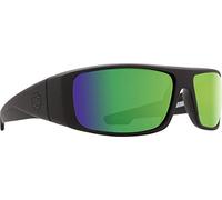 Spy+ - Logan, Black Matte, HD Plus Bronze Polar with Green Spectra Mirror, Small-Medium, Sunglasses, Masculine, Adult