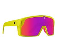 Spy - Lunettes de soleil - Monolith Matte Neon Yellow - Happy Gray Green Pink Spectra Mirror - Jaune Jaune