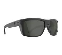 Spy Optic Overhaul XL Lunettes de soleil rectangulaires pour homme, noir mat, gris et vert, 60 mm, noir mat Happy Grey Green, 60 mm, Noir mat Happy Grey Green, 60mm
