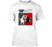 Spy vs Spy Comic Cartoon Mad Magazine - Custom t-Shirt Tee Manches Courtes(XX-Large)