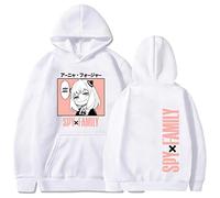 Spy X Family Anime Kawaii Sweat À Capuche Automne Hiver Manches Longues Amples Pull Mignon Anya Forger Impression Recto-Verso Y2k Tendance À Capuche (S,Color 05)