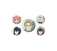 Spy x Family - Ensemble Badge (Taille unique) (Multicolore)