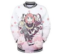 Spy X Family Imprimé Ras du Cou Veste Sweat-Shirt Lâche À Manches Longues Arrêtez-Vous Chandail Vêtements pour Casual/Comic Con