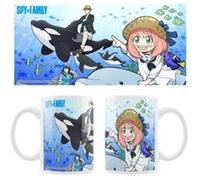 Crunchyroll Tasse Spy x Family Animaux marins – Originale sous licence – 320 ml