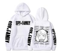 Spy X Family Sweats À Capuche De Dessin Animé, Pull À La Mode Sweat-Shirt À Manches Longues pour Filles Et Garçons Haut Unisexe Kawaii Anya Forger Imprimé Harajuku (TTP,Color 03)