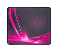 SPYCO - Tapis de Souris de Jeu, Surface Lisse 350 mm x 290 mm, Base Antidérapante, Imperméable, Anti-effilochage, Compatible Alimentation PC Gaming, Noir, 350L x 290l mm, Caoutchouc