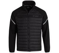 Spyder Active 2fer Veste coupe-vent matelassée isolante à bulles pour homme avec manches Softshell Tailles : S-XL, noir, Small