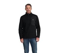 Spyder Bandit 1/2 Zip Veste Polaire Homme, Noir, XXL
