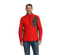 Spyder Bandit 1/2 Zip Veste Polaire Homme, Volcan, XXL