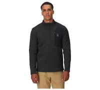 Spyder - Bandit Half Zip Limestone Black Melange - M - Polaire