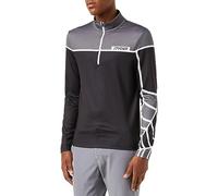 Spyder Capitol Zip T-Neck Homme, Noir, XL