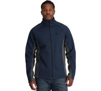 Spyder Contant Sweat Polaire zippé pour Homme, Bleu Marine véritable, Large