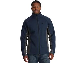Spyder Contant Sweat Polaire zippé pour Homme, Bleu Marine véritable, Large