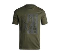 Spyder Mens Graphic T-Shirts - Soft Cotton Blend Classic Crewneck Short Sleeve Shirts for Men, Casual Shirts for Daily Wear, Size Medium, Sage
