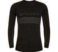 Spyder Momentum T-Shirt à col Rond, Noir, L-XL Homme