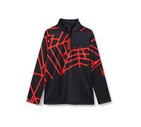 Spyder Radial Zip Neck T-Shirt Garçon, Noir, 140 cm