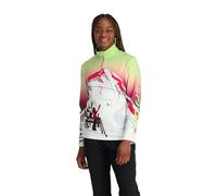 Spyder Sunset Zip T-Neck Femme, Citron Ice, XS