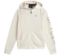 Spyder Sweat à capuche actif en polaire pour femme - Athletic Performance - Fermeture éclair intégrale - Disponible en grandes tailles (S à 3XL), perle, Medium