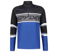 Spyder T-Shirt Premier Zip pour Homme, Bleu électrique, XL