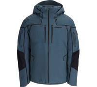 Spyder - Veste de ski imperméable et chaude en Primaloft® - Pinnacle Jacket Slate Blue pour Homme - Taille M - Gris Gris M
