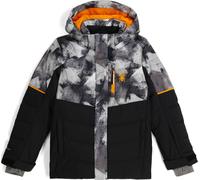 Spyder - Veste de ski imperméable et chaude - Leader Jacket Black - Taille Enfant 10 ans - Noir Noir 10 ans