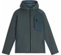 Spyder - Veste polaire à capuche - Bandit Hooded Jacket Slate Blue pour Homme - Taille XL - Bleu Bleu XL