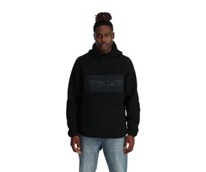 Spyder Vista Sweat à Capuche Polaire Sherpa Homme, Noir, m