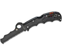 Spyderco Assist Léger Noir Lame Noire/Pointe Carbure C79PSBBK