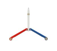 Spyderco BaliYo - Stylo Spatial Haute Performance Robuste avec Deux poignées lestées pour des Tours dynamiques et tourbillonnants - Fabriqué aux États-Unis - Modèle YUS