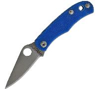 Spyderco BUG BLUE G-10 PLAINEDGE