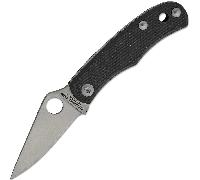 Spyderco BUG NOIR G-10 PLAINEDGE