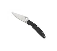 Spyderco C07pbk4 Couteau, Lame Acier M390 Bohler Satiné À Cran Slip Joint, Manche 14 Cm Nylon/Fibre De Verre Noir