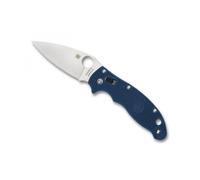 Spyderco C101pcbl2 Couteau Lame Acier Cpm-Spy27 Mécan. «Ball Bearing Lock» Manche 12 Cm Nylon/Fibre De Verre Bleu Cobalt