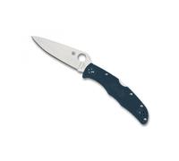 Spyderco C10fpk390 Couteau Lame Acier K390 Bohler À Cran Manche 12,5 Cm Nylon/Fibre De Verre Bleu