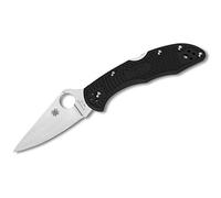Spyderco C11FPBK Couteau de Poche Delica Light Black FRN Noir M