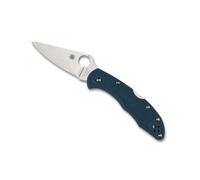 Spyderco C11fpk390 Couteau Lame Acier K390 Bohler Manche 11 Cm Nylon/Fibre De Verre Bleu