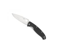 Spyderco C142gp Couteau Résilience, Lame Acier 8cr13mov À Cran Intérieur, Profil Plat, Manche 13 Cm G10 Noir