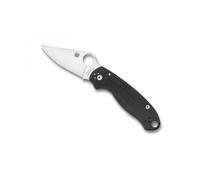 Spyderco C223gp Couteau Para 3, Lame Acier Cpm-S30v, Profil Plat, Manche 11 Cm G10 Noir