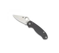 Spyderco C223gpdgy Couteau Para3, Lame Acier Micro-Melt® Maxamet®, Profil Plat, Manche 11 Cm G10 Gris