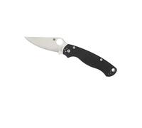 Spyderco C81gp2 Couteau Para Military 2, Lame Acier Cpm-S30v, Profil Plat, Manche 12 Cm G10 Noir,