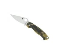 Spyderco C81gpcmo2 Couteau Para Military, Lame Acier Cpm-S30v Mécaniis. Compression Lock, Profil Plat, Manche 12 Cm G10 Camouflé
