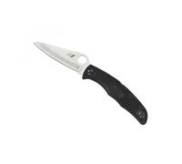 Spyderco C91pbk2 Couteau Lame Acier H-1 Profil Évidé Manche 12,5 Cm Nylon/Fibre De Verre Noir