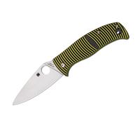 Spyderco Caribbean G-10 Jaune/Noir LC200N /Forme Feuille C217GP
