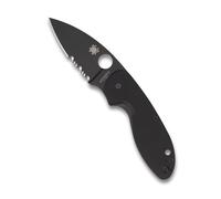 Spyderco Couteau EFFICIENT, Mixte Adulte, Noir, Manche 10,5 cm