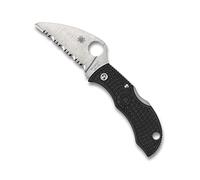 Spyderco Couteau Manbug Wharncliffe Noir à Dents