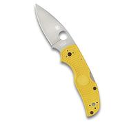 SPYDERCO Couteau Native 5 Salt, Mixte Adulte, Jaune, 10 cm