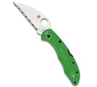 Spyderco Couteau Salt 2 Wharncliffe Vert à Dents