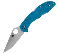 Spyderco Delica 4 Lightweight Bleu Flat Ground C11FPBL