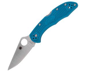 Spyderco Delica 4 Lightweight Bleu Flat Ground C11FPBL