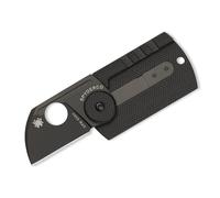 Spyderco Dog Tag Folder Fibre de Carbone/G-10 Stratifié Lame Noire/Slip Joint C188CFBBKP